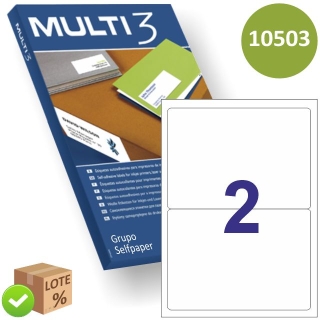 Multi3 10503, Etiquetas 199.6x144,5, 2 por