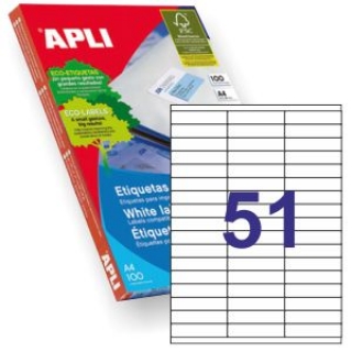 Etiquetas Apli 1294 - 70x16.9 mm
