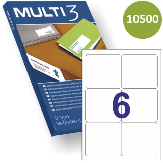 Etiquetas impresora Multi3 10500,