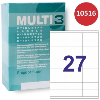 Etiquetas Multi3 10516, 70x30