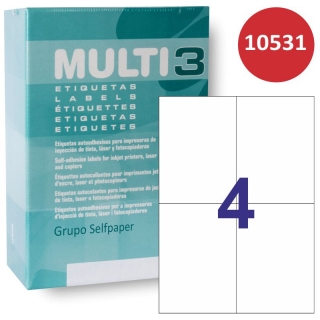 Etiquetas Multi3 105x148mm, 4