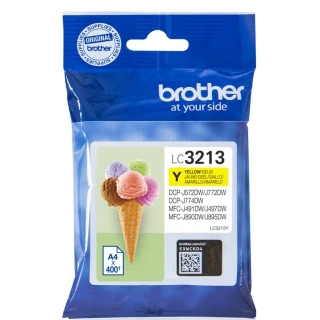 Brother LC3213Y amarillo, cartucho tinta