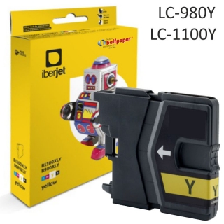 Brother LC980Y LC1100Y compatible