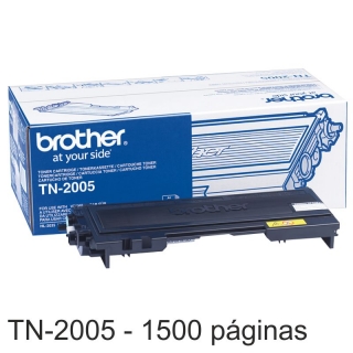 Brother TN2005 Toner original negro