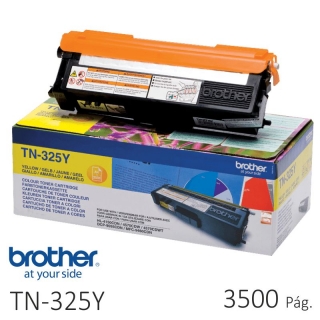 Brother TN325Y Amarillo, tner color tinta