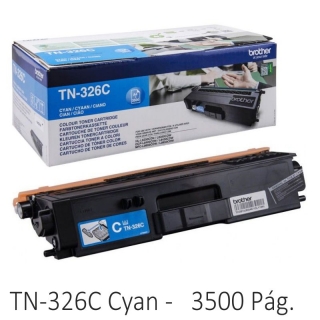 Brother TN326C color azul cyan,