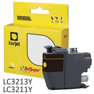 Cartucho Compatible Brother LC3213Y XL Amarillo  Iberjet LC3213YC