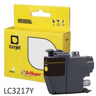 Cartucho Compatible Brother LC3217Y Amarillo  Iberjet LC3217YC