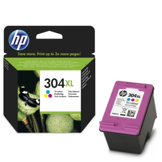 Cartucho HP 304XL Tricolor alta capacidad  N9K07AE