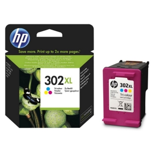 Cartucho Original HP 302XL Tri-color F6U67AE