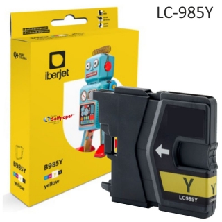 Compatible Brother LC-985Y - Cartucho de  Iberjet LC985YC