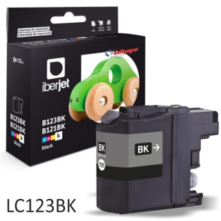 Compatible Brother LC123bk negro, LC121XL