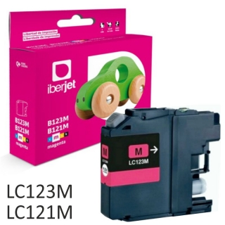 Compatible Brother LC123M color