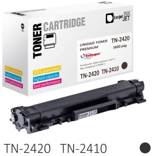 BROTHER TN2420/TN2410 XL V2 NEGRO CARTUCHO DE TONER GENERICO TN