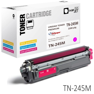 Compatible Brother TN245M, TN241M Magenta alta  Iberjet TN245MC