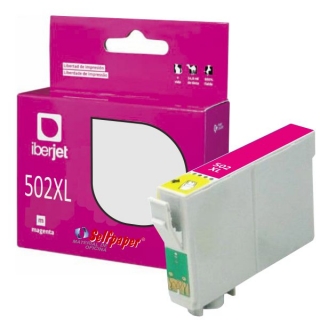 Compatible Epson 502XL Magenta, C13T02W34010, cartucho  Iberjet 502XLMC