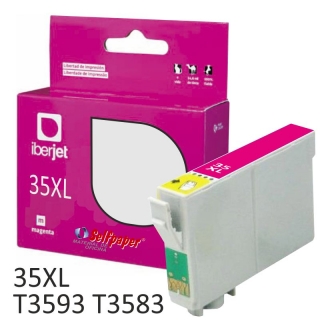 Compatible Epson T3593 35XL T3583XL Magenta  Iberjet T3593C