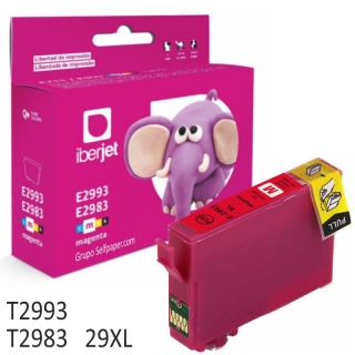 Epson 29XL T2993 T2983 compatible Magenta  Iberjet T2993C