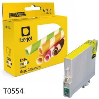 Epson T0553 amarillo, cartucho tinta