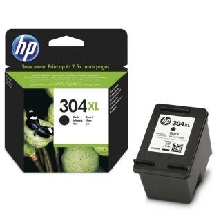 HP 304XL negro, Cartucho original XL,  N9K08AE