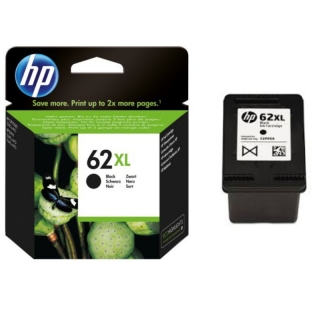 HP 62XL Negro, cartucho tinta original,  C2P05AE