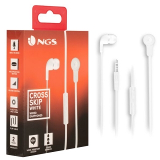 Mini auriculares de oido NGS Cross  CROSSSKIPWHITE