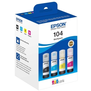 Multipack Epson 104 Ecotank 4