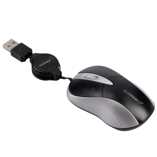 Raton mini para portatil, con Cable  Q-connect KF04369