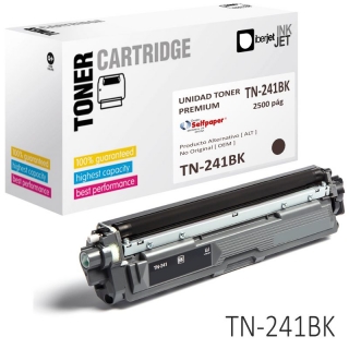 Toner Brother TN241BK compatible negro 2500  Iberjet TN241BKC