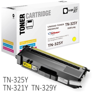 Toner Brother TN325C compatible color Amarillo
