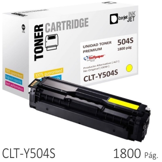 Toner Compatible Samsung CLT-Y504S Amarillo C1860FW  Iberjet CLT-Y504SC