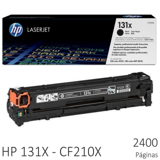 Toner HP 131X CF210X Negro