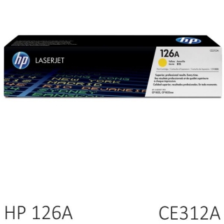 Toner HP CE312A amarillo