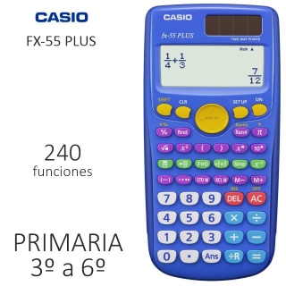 Calculadora científica Casio FX55 Plus