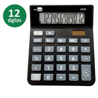 Calculadora Liderpapel XF26, 12 Digitos, de