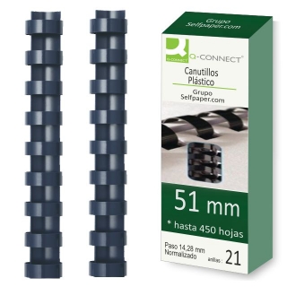 Canutillos de Plastico de 51 mm  Fellowes 5350502