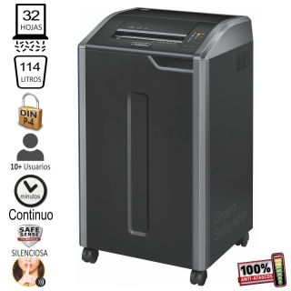 Destructora 425Ci Particulas 20 Usuarios departamental  Fellowes 4698001