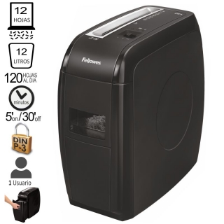 Destructora Fellowes 21cs particulas, 12