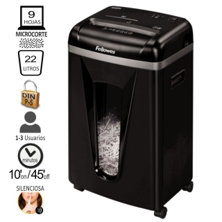 Destructora Fellowes 450M Microcorte, 9