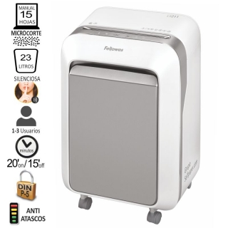 Destructora Fellowes LX211 Nivel P-5 microcorte  5050301