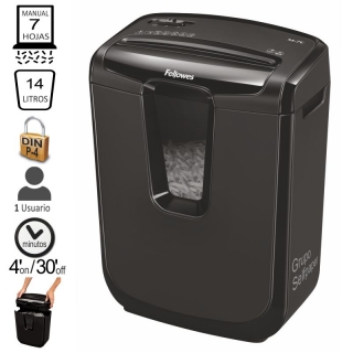 Destructora Fellowes M-7C, Particulas, 7