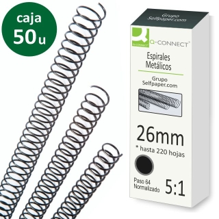 Espiral Metalico 26 mm - hasta  Qconnect KF04437