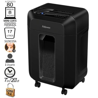 Fellowes Automax 80M Minicorte, destructora