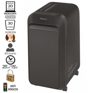 Fellowes LX221, Destructora microcorte P-5