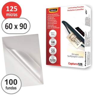 Fundas de plstico Plastificar carnet 60x90  Fellowes 5397402