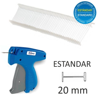 Navetes estandar 20mm para pistola etiquetadora  AS020