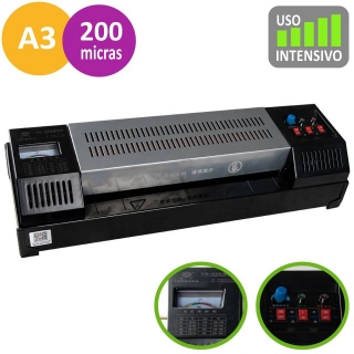 Plastificadora Din A3 profesional 200 micras  Q-connect KF16918