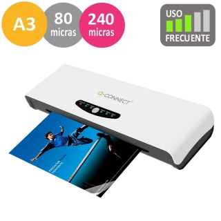 Plastificadora Din A3, Q-Connect 4 rodillos  Qconnect KF16915