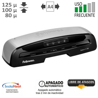 Plastificadora Fellowes Saturn 3i A4