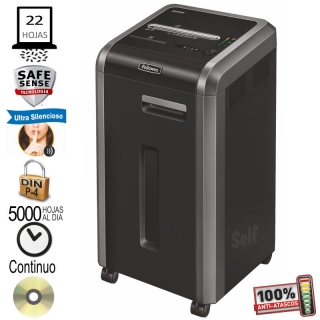 Destructora Fellowes 225Ci, 20, Fellowes